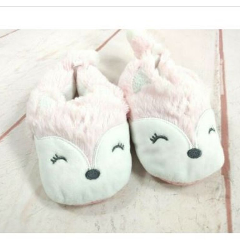 Carter's Pink Fox Slippers